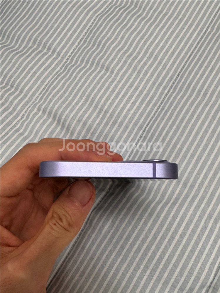 아이폰 12미니 퍼플 128gb S급--4