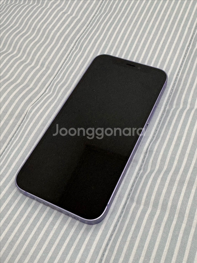아이폰 12미니 퍼플 128gb S급--6