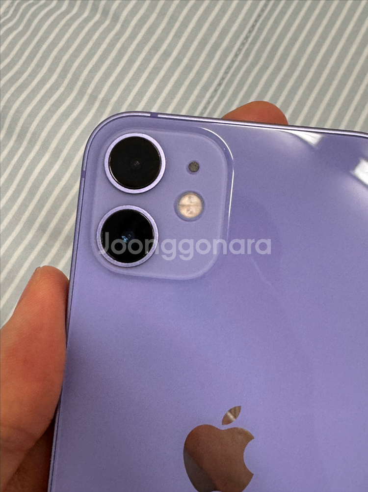아이폰 12미니 퍼플 128gb S급--7