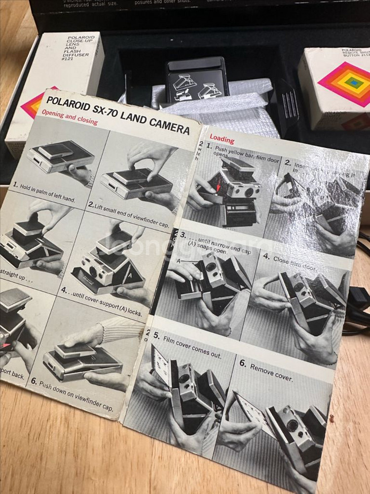 폴라로이드 SX-70 악세사리 시트--2