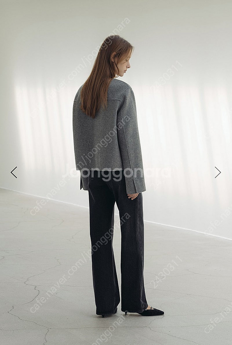 베뉴엣 헤드 데님 Head Denim Black 숏기장--4