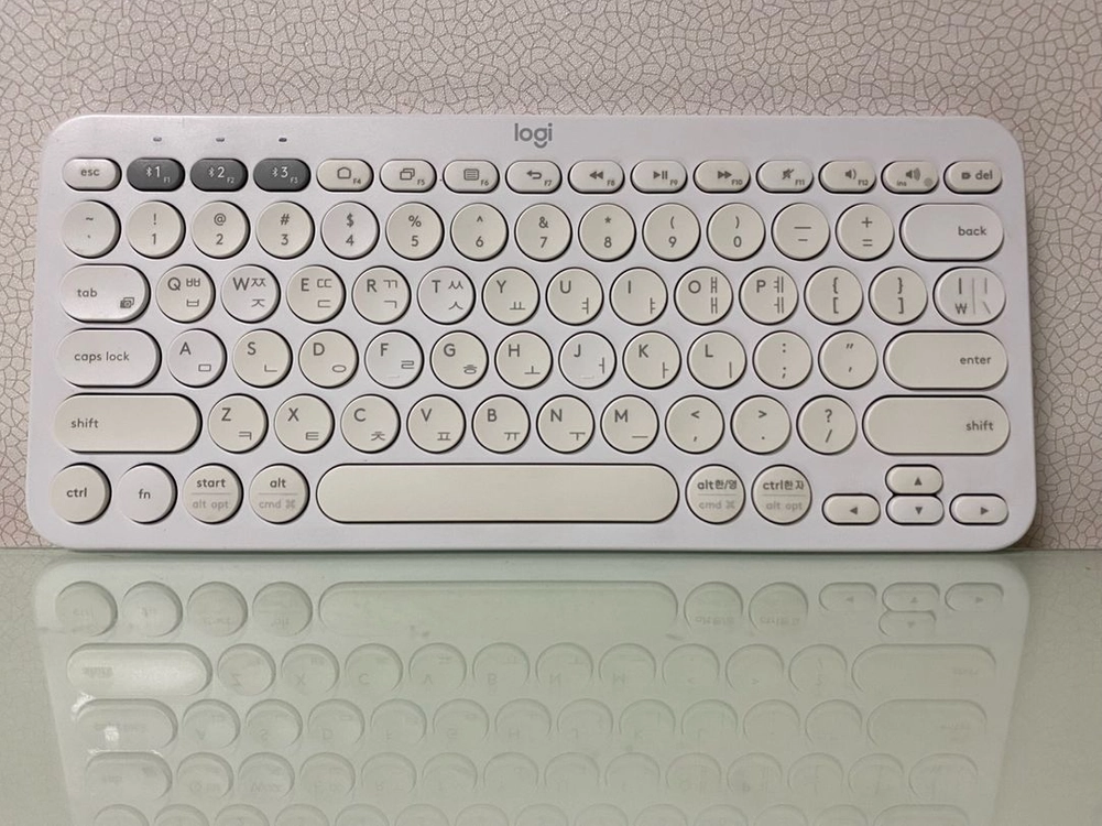 로지텍 K380 블루투스 키보드 화이트 이미지