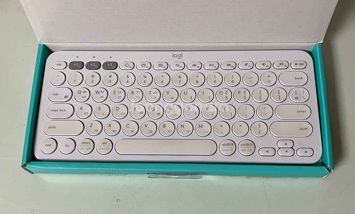 로지텍 K380 블루투스 키보드 화이트--6