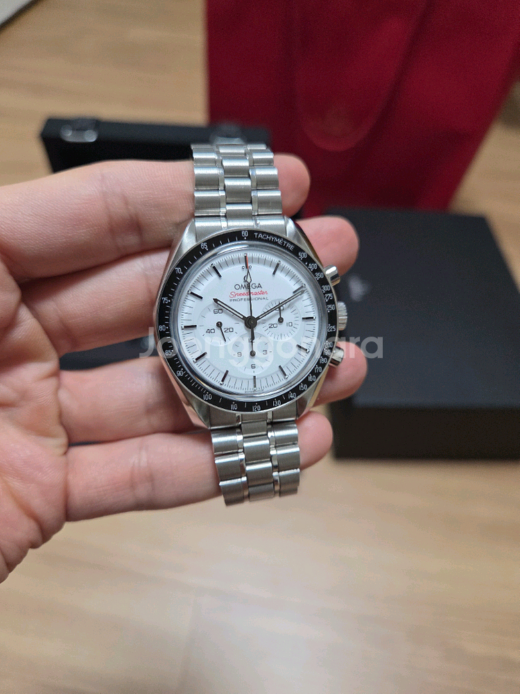 오메가 문워치 화이트 (스피드마스터)--0