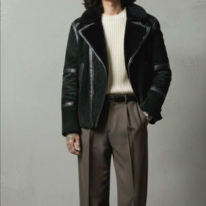 L size 자라 남자 라이더무스탕