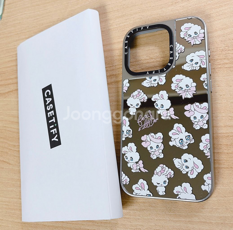 케이스티파이 아이폰 15프로 실버 미러 케이스--0