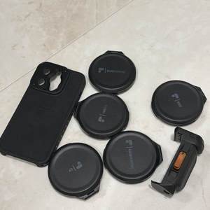 폴라프로 아이폰 14pro 케이스+그립+렌즈5개