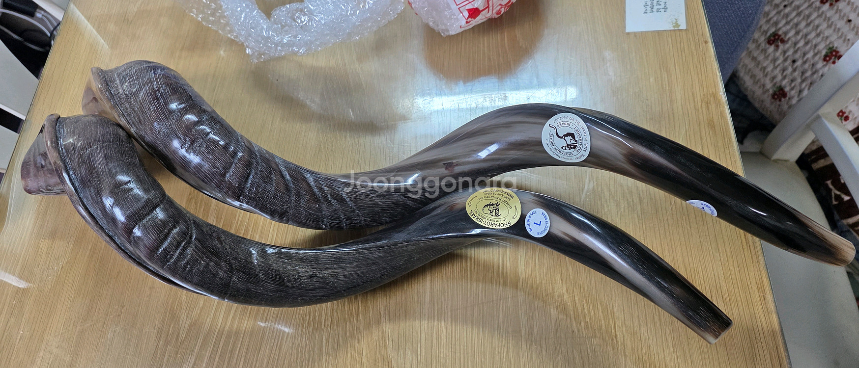 쇼파르 뿔나팔 입니다필요가 없어서 판매 코셔인증 품질--0