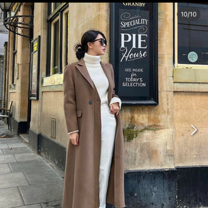 마리마켓 레이어드 핸드메이드 코트