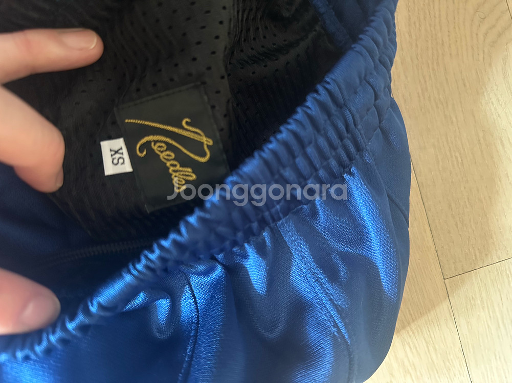 니들스 트랙팬츠 폴리 스무스 로얄xs--2