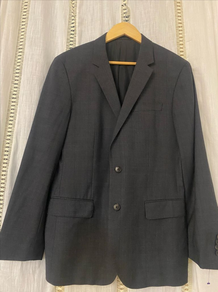 휴고 보스 차콜 그레이 남성 정장 상의 (100사이즈)--1