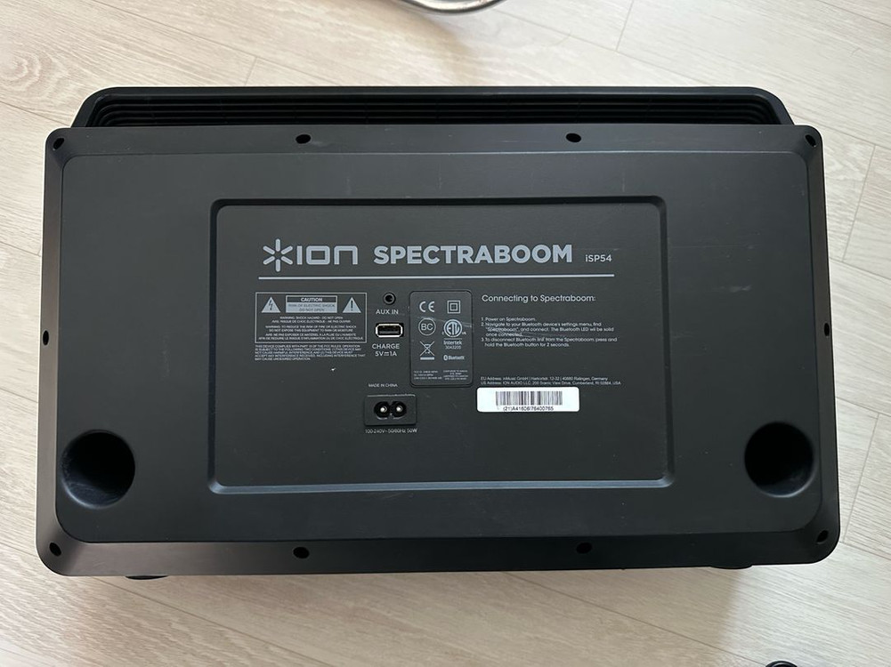 아이온 스펙트라붐 무선 블루투스 스피커 이미지