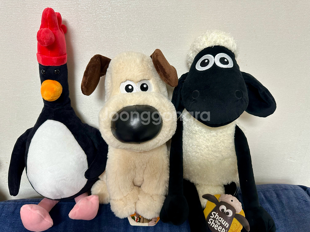 맥그로우 인형 세트 그로밋, 월레스, 숀더쉽--0