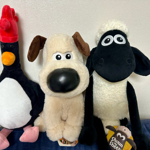 맥그로우 인형 세트 그로밋, 월레스, 숀더쉽