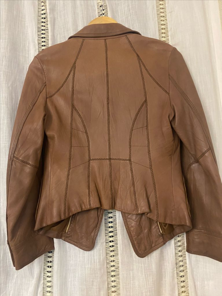 가죽 자켓 M(66)사이즈--1