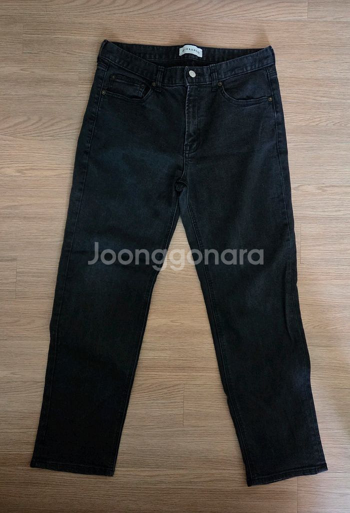 지오다노(GIORDANO) 흑청바지--0