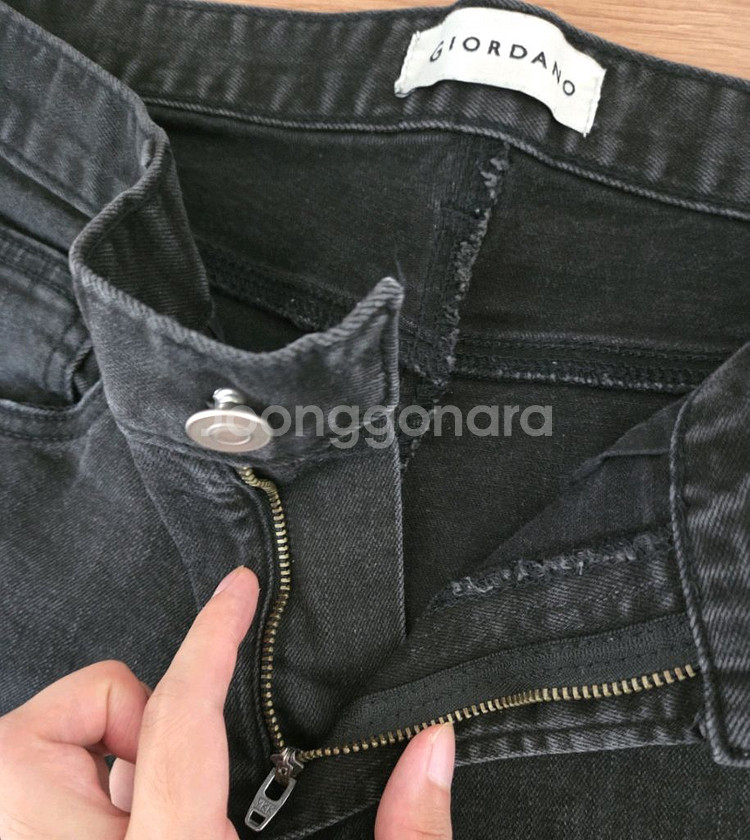지오다노(GIORDANO) 흑청바지--3