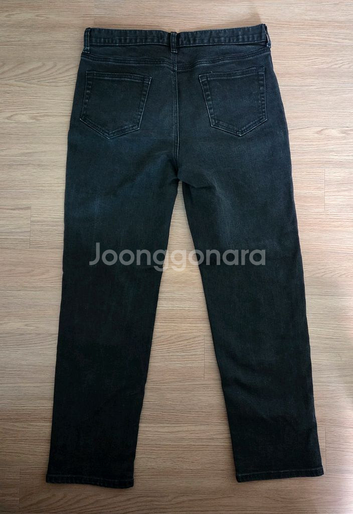 지오다노(GIORDANO) 흑청바지--4