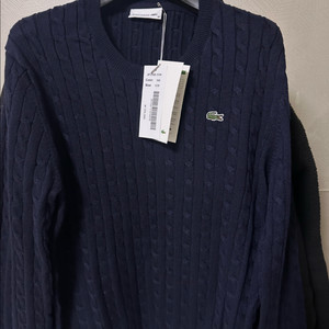 라코스테 케이블 니트 스웨터