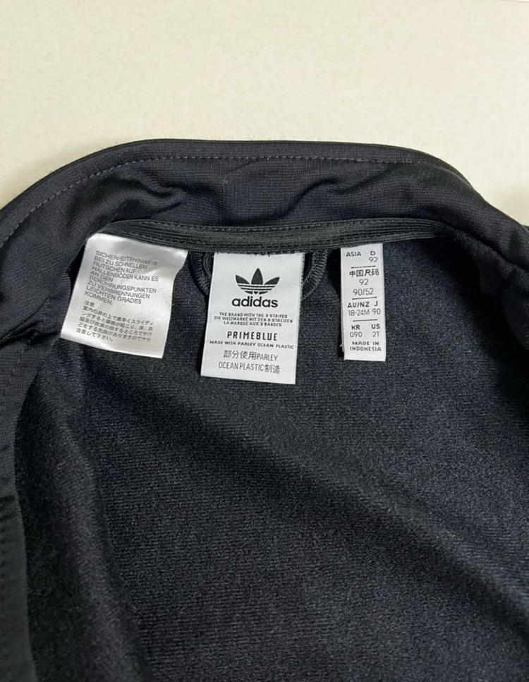 아디다스 키즈 져지 트랙탑 18-24M, 90사이즈, 2~3회착용, 상태 깨끗 이미지