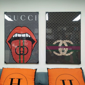 구찌그림 구찌액자 구찌 가방 시계 로고 대형 그림 액자 팝아트 인테리어소품 인테리어액자 명품그림 명품액자 럭셔리