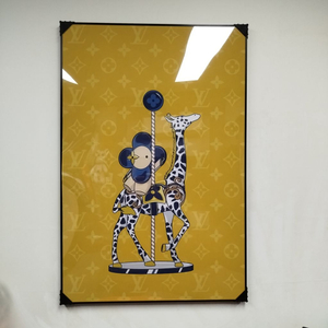 루이비통액자 루이비통그림 캐릭터 로고 대형 그림 액자 팝아트 인테리어소품 인테리어액자 명품그림 명품액자 럭셔리