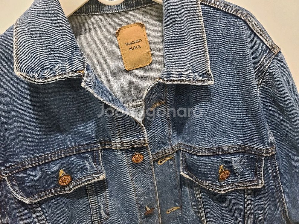 데님 트러커 재킷--1