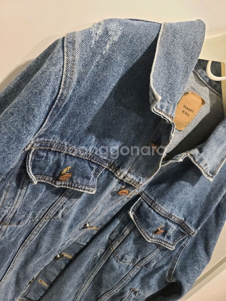 데님 트러커 재킷--2