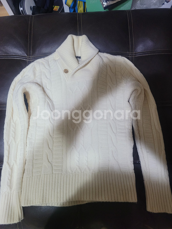 Adam et Rope(아담엣로페) 숄카라 피셔(케이블)니트 가디건 40사이즈(택사이즈L,실측M~작은L)추천(빔즈)--0