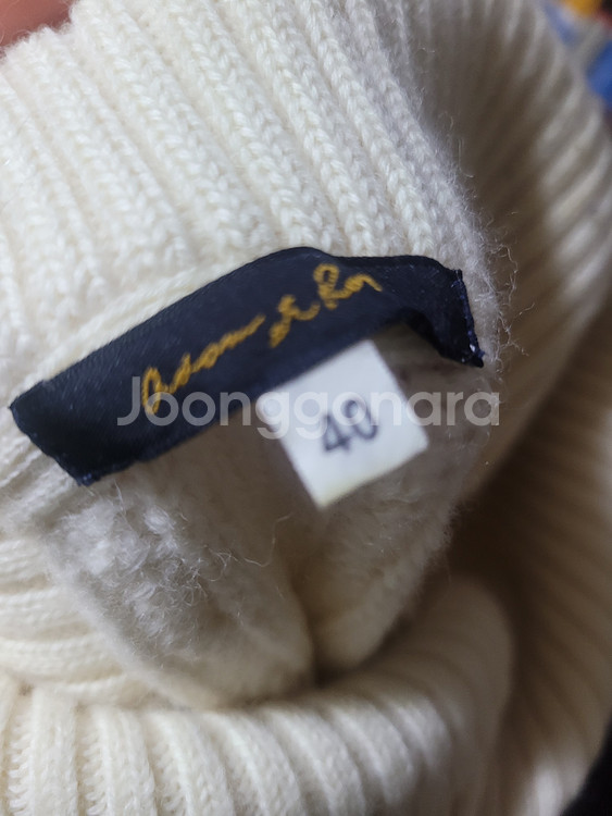 Adam et Rope(아담엣로페) 숄카라 피셔(케이블)니트 가디건 40사이즈(택사이즈L,실측M~작은L)추천(빔즈)--7