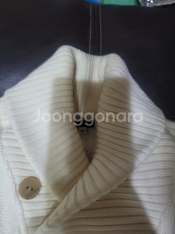 Adam et Rope(아담엣로페) 숄카라 피셔(케이블)니트 가디건 40사이즈(택사이즈L,실측M~작은L)추천(빔즈)--5