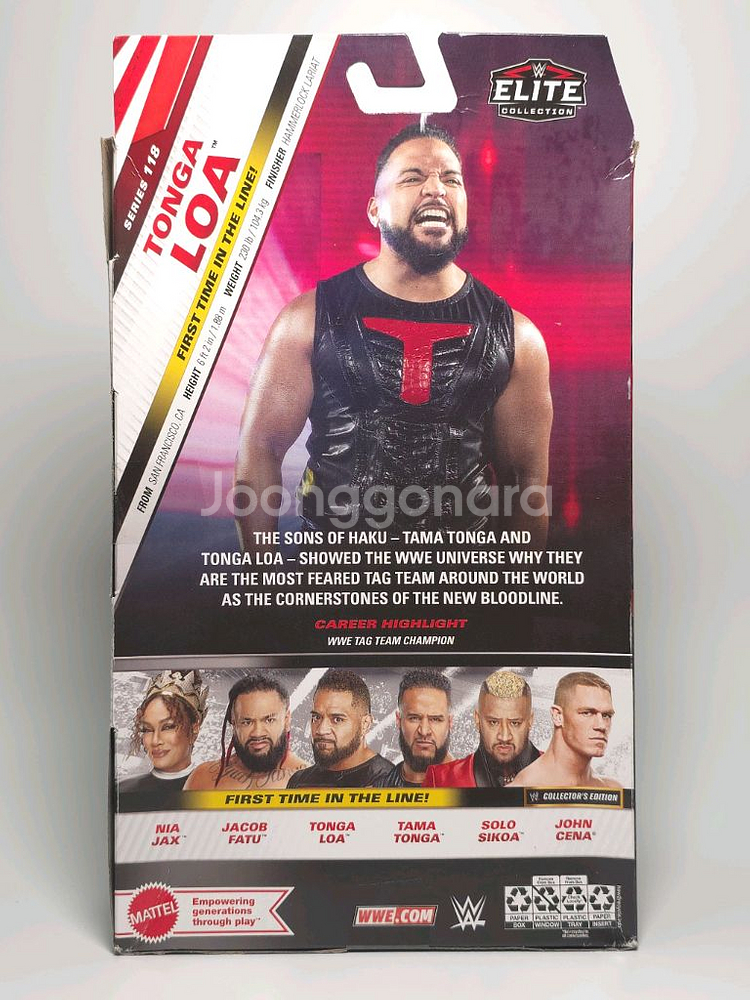 WWE 피규어 엘리트 118 통가로아, 타마통가--7
