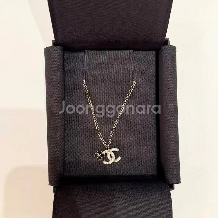 샤넬 CC 로고 체인 목걸이--0