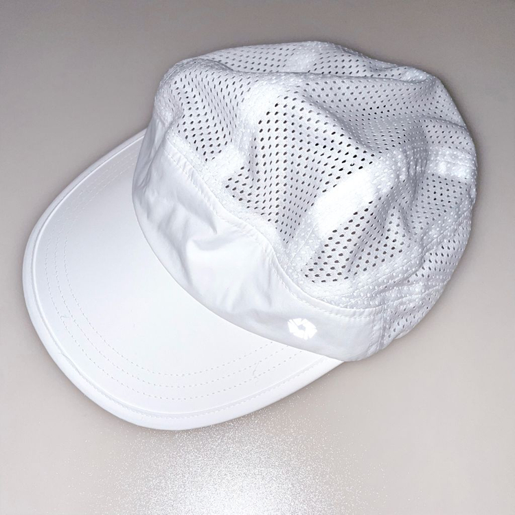 *새상품급*그리핏 발수방수 나일론모자: 화이트/초경량 마라톤모자 이미지