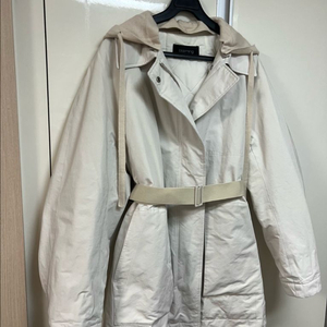 제평 블루밍 누빔 니트후드 벨트 점퍼 야상 트렌치 코트 퀼팅 패딩 바스락 자켓