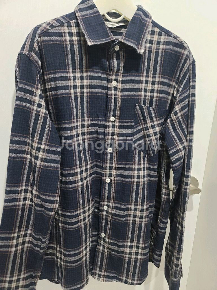 남성 체크 셔츠--0