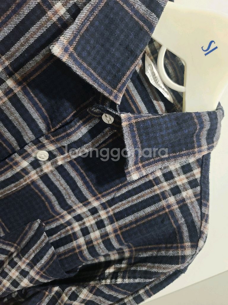 남성 체크 셔츠--1