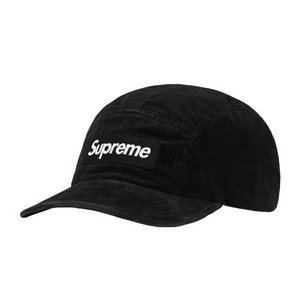 슈프림 고어텍스 코듀로이 캠프캡 블랙 - 21FW