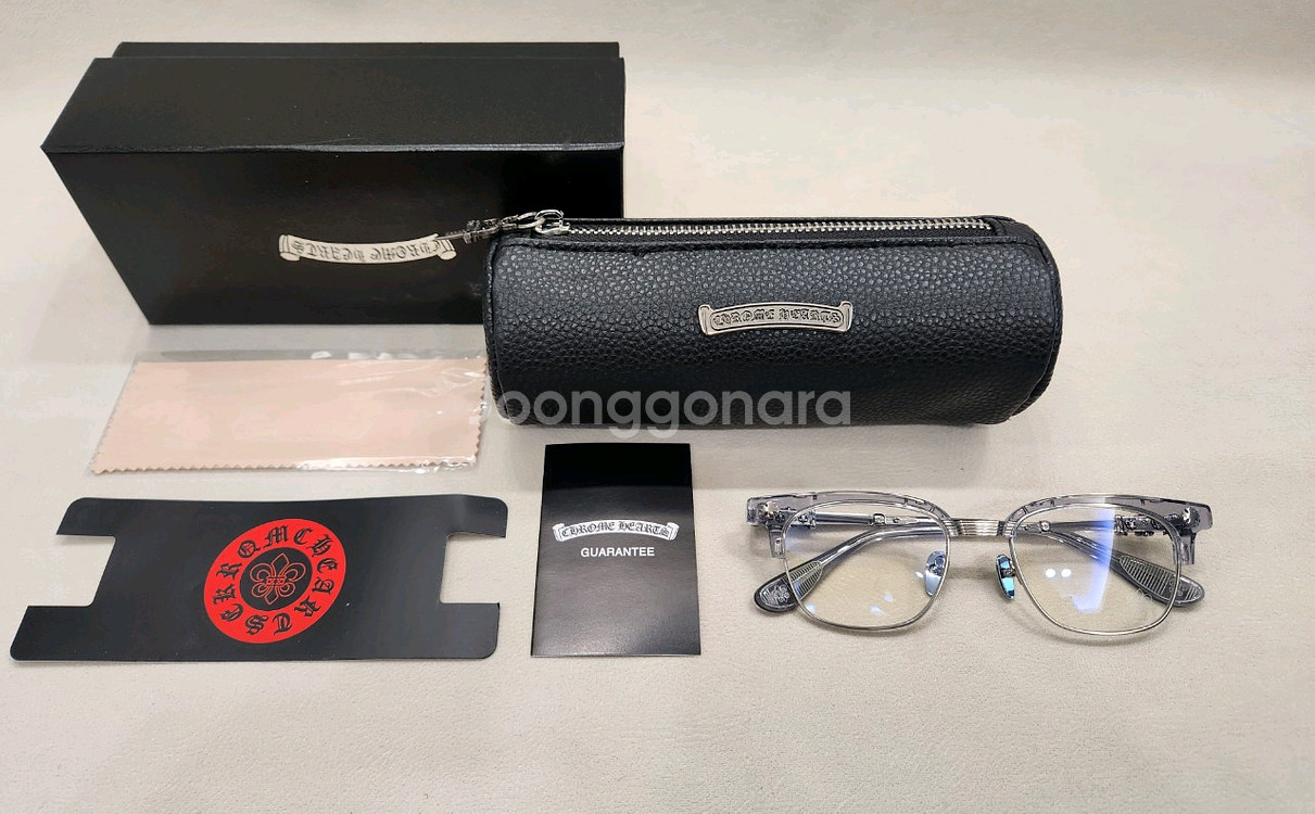 크롬하츠 보넨노이슈어 안경 투명테--2