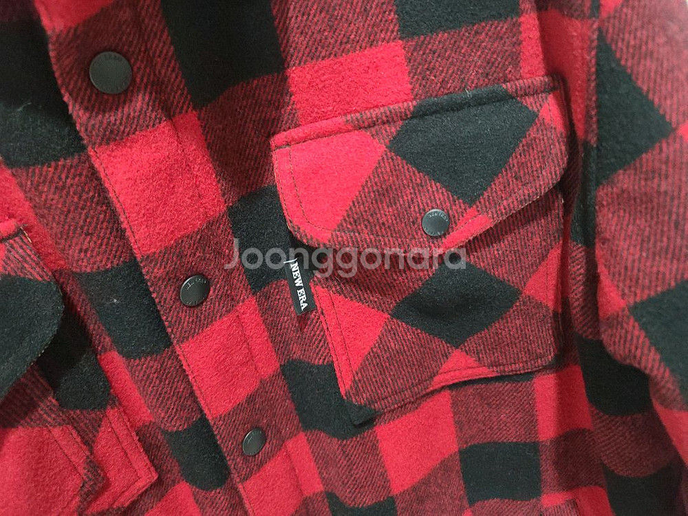 뉴에라 체크 셔츠 L사이즈--2