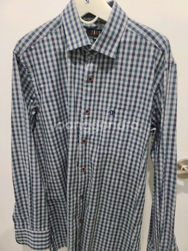 닥스 체크 셔츠--0