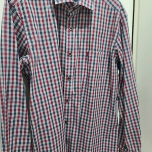 남성 체크 셔츠