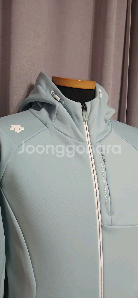 데상트 여성 골지믹스 기모 플리스 자켓 85(S)사이즈 상태양호--1