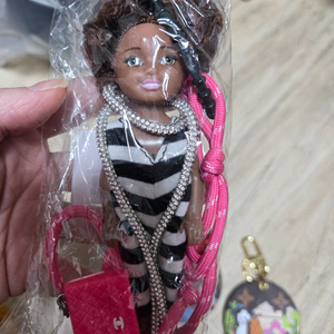 아프리카계 미국인 인형 키링