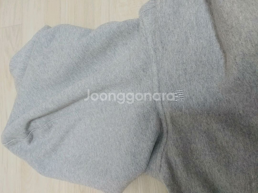 S사이즈/ 아미 후드티 그레이--6