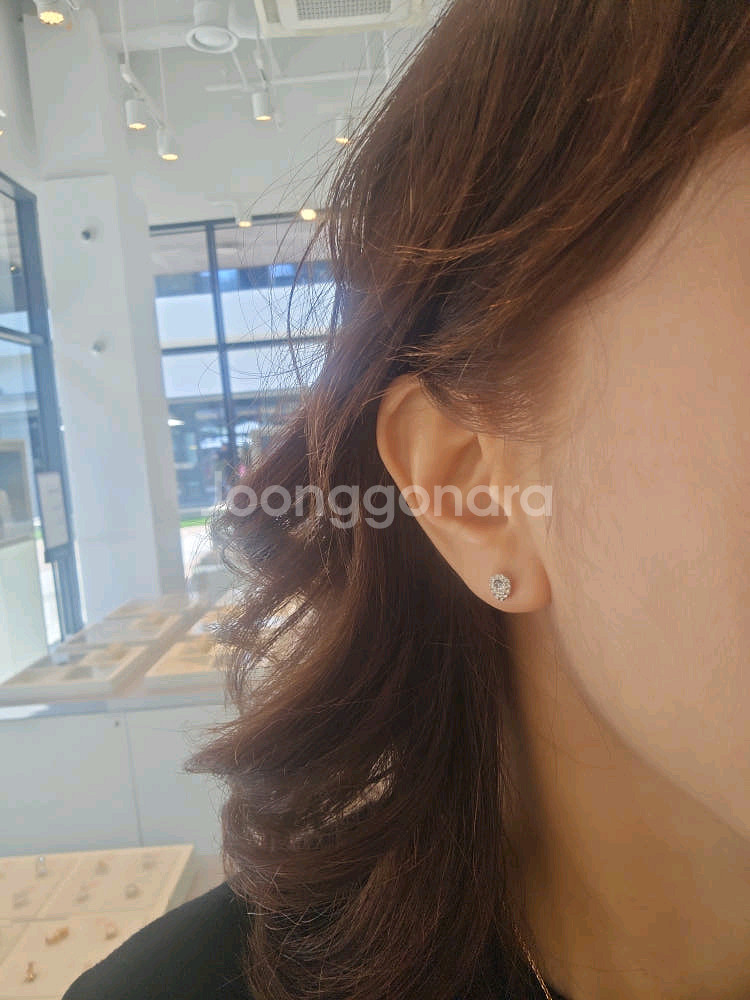 (새상품) 스와로브스키 귀걸이--2