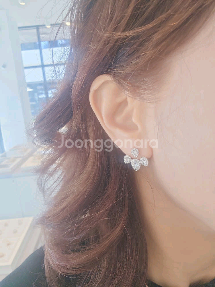 (새상품) 스와로브스키 귀걸이--5