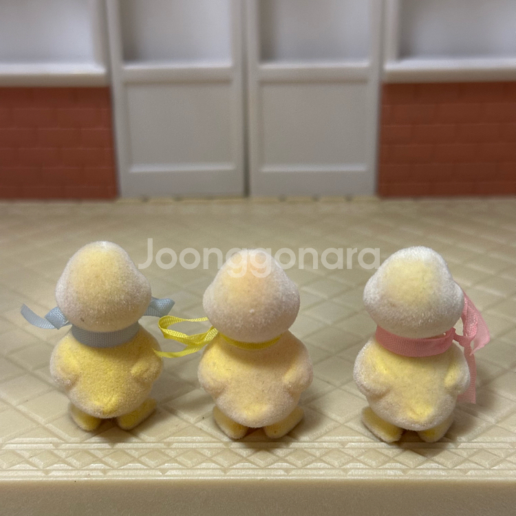 실바니안 오리 노랑오리 세쌍둥이 유모차--2