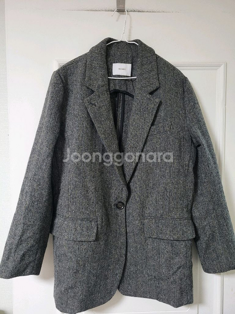 모아니 헤링본 자켓 프리사이즈--0