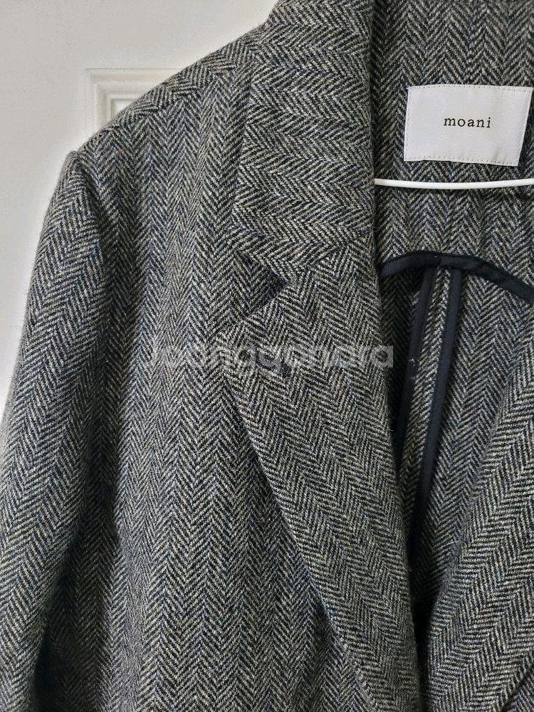모아니 헤링본 자켓 프리사이즈--5